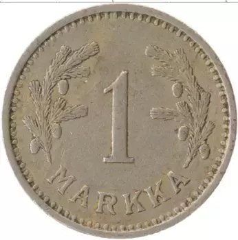 Монета марка Финляндии 1932 года Медно-никель