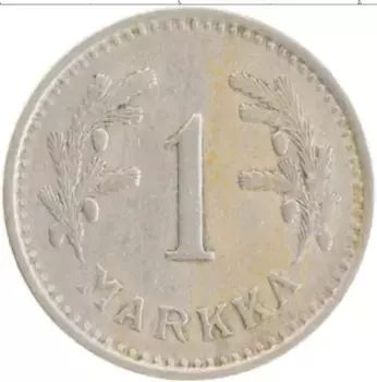 Монета марка Финляндии 1938 года Медно-никель