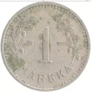 Монета марка Финляндии 1940 года Медно-никель