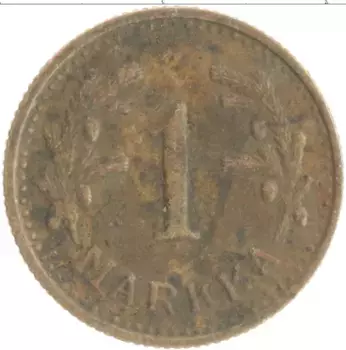 Монета марка Финляндии 1951 года Медь