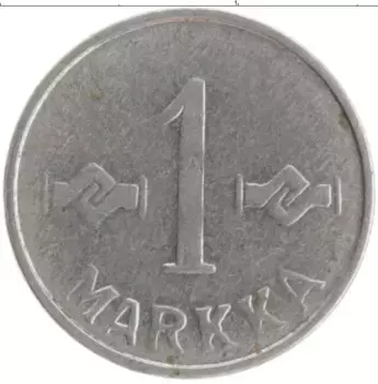 Монета марка Финляндии 1954 года Медно-никель