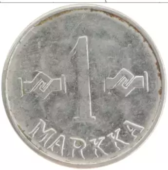 Монета марка Финляндии 1962 года Медно-никель