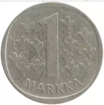 Монета марка Финляндии 1972 года Медно-никель