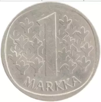 Монета марка Финляндии 1973 года Медно-никель