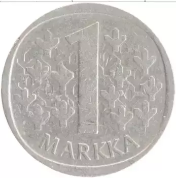 Монета марка Финляндии 1973 года Медно-никель