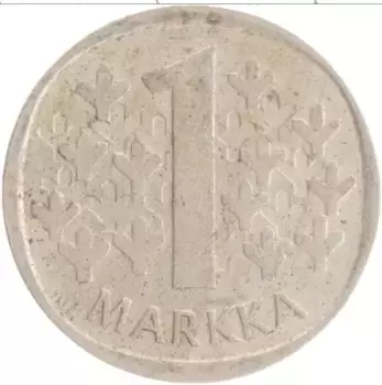 Монета марка Финляндии 1982 года Медно-никель