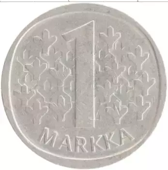 Монета марка Финляндии 1984 года Медно-никель