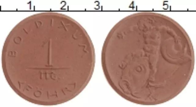 Монета марка Германия : Нотгельды 1921 года Фарфор Болдиксум