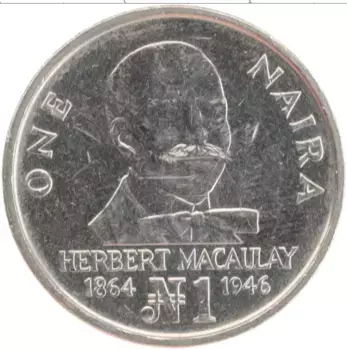 Монета найра Нигерии 1991 года Медно-никель