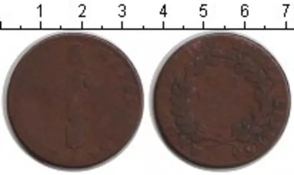 Монета Номинал ? Генуи 18 век