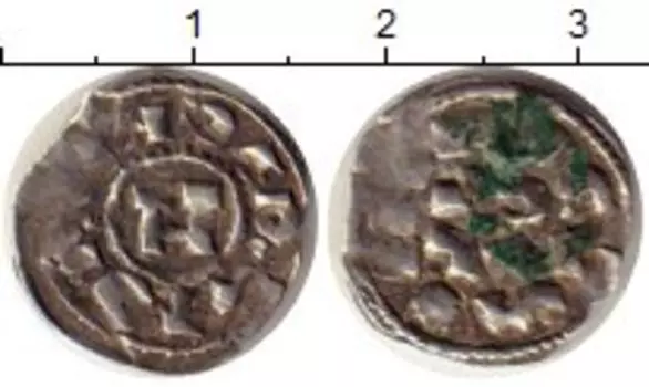 Монета номинал Лукки Серебро X-XI вв