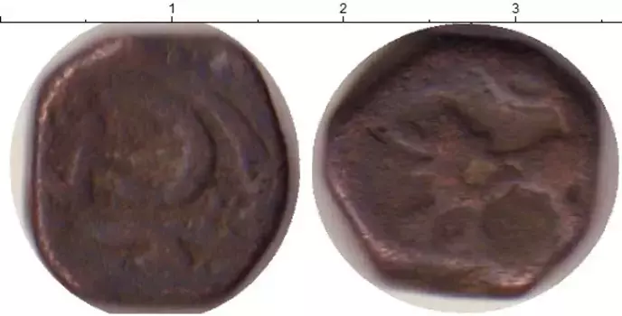 Монета пайс Хайдарабада Медь 1250-1285