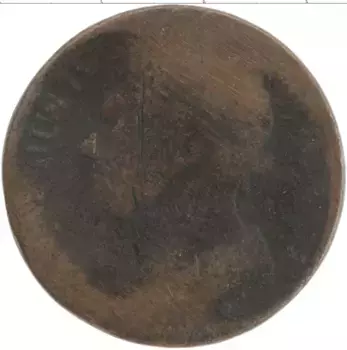 Монета пенни Ирландии Медь Георг IV