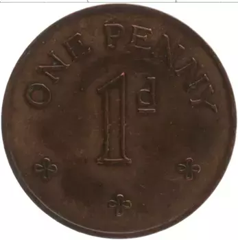 Монета пенни Малави 1967 года Бронза