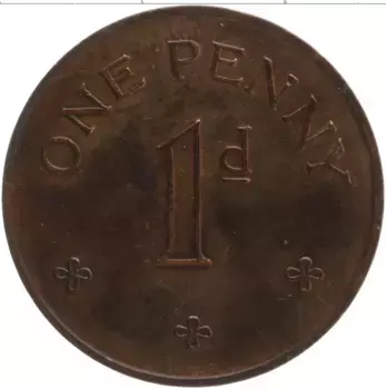 Монета пенни Малави 1967 года Бронза