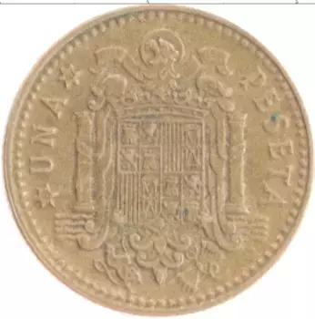 Монета песета Испании 1966 года Бронза Франсиско Франко