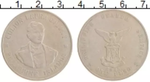 Монета песо Филиппин 1925 года Медно-никель Лепрозорий Кулион