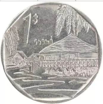 Монета песо Кубы 1998 года Медно-никель