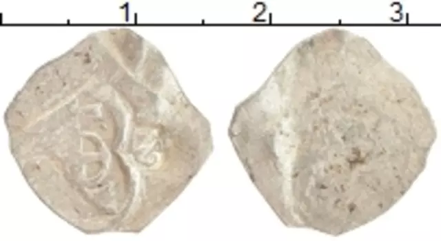 Монета пфенниг Австрии Серебро Вена Фридрих V 1436-1493 гг