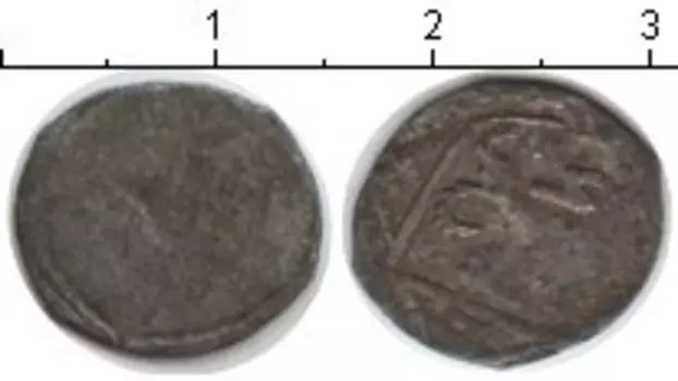 Монета пфенниг Баварии 1501 года 16 век