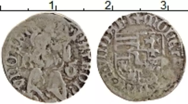 Монета пфенниг Германии Серебро