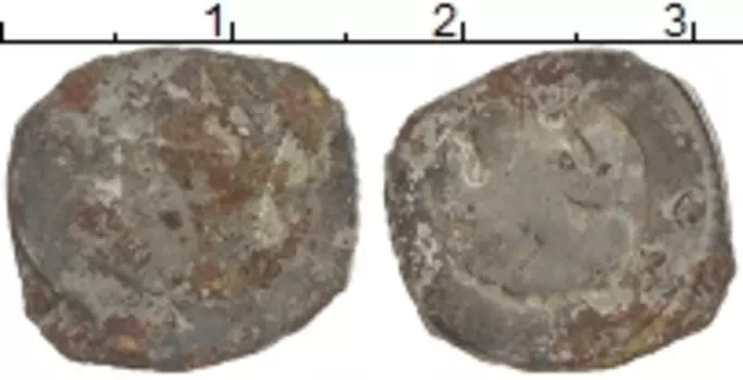 Монета пфенниг Германии Серебро