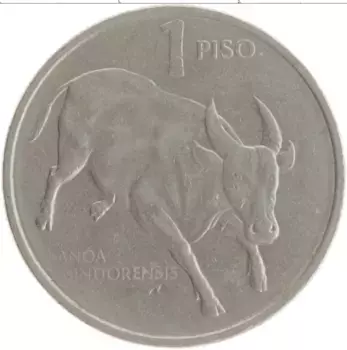 Монета писо Филиппин 1990 года Медно-никель Хосе Рисаль