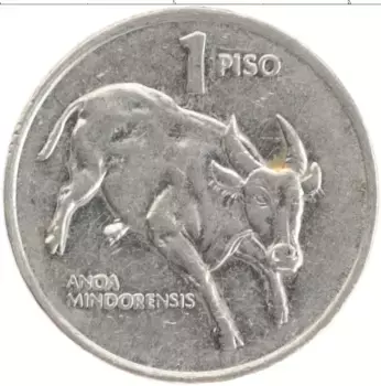 Монета писо Филиппин 1991 года Медно-никель Хосе Рисаль