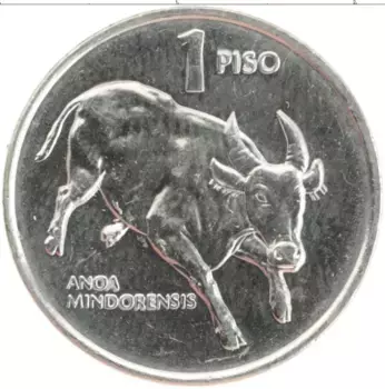 Монета писо Филиппин 1992 года Медно-никель Хосе Ризал