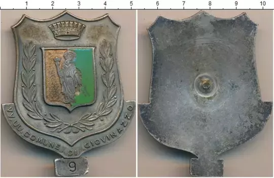 Монета Полицейский знак Италии Медно-никель Джовинаццо