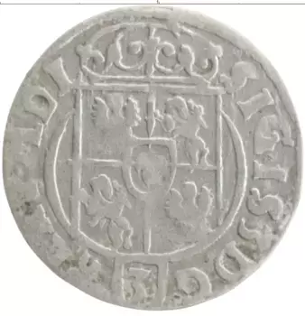 Монета полторак Польши 1623 года Серебро Сигизмунд III