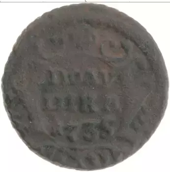 Монета полушка Анны Иоанновны 1735 года Медь