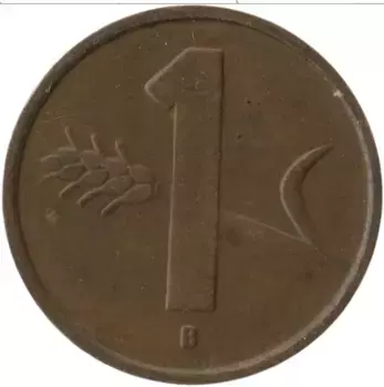 Монета рапп Швейцарии 1952 года Бронза