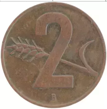 Монета рапп Швейцарии 1963 года Бронза