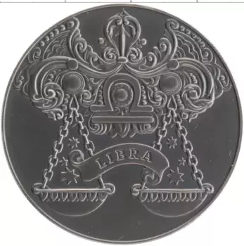 Монета рубль Беларуси 2014 года Медно-никель Знаки зодиака - Весы