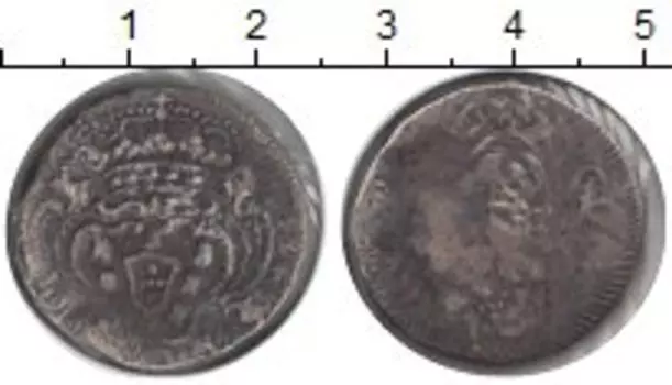 Монета рупия Индии 1805 года Гоа