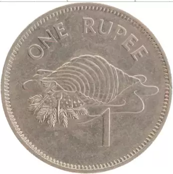 Монета рупия Сейшел 1982 года Медно-никель