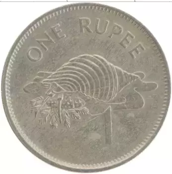 Монета рупия Сейшел 1982 года Медно-никель