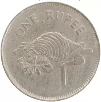 Монета рупия Сейшел 1982 года Медно-никель