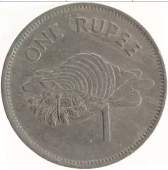 Монета рупия Сейшел 1982 года Медно-никель