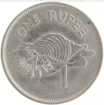 Монета рупия Сейшел 1982 года Медно-никель
