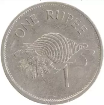 Монета рупия Сейшел 1995 года Медно-никель