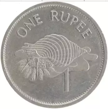 Монета рупия Сейшел 1995 года Медно-никель