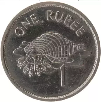 Монета рупия Сейшел 1997 года Медно-никель UNC-