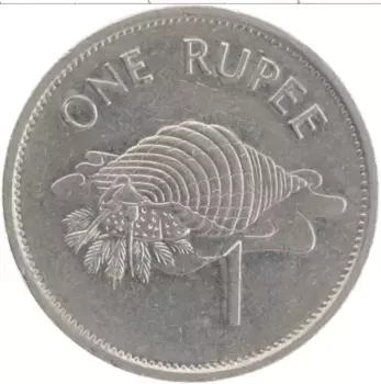 Монета рупия Сейшел 1997 года Медно-никель