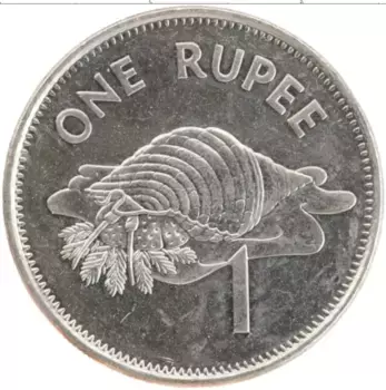 Монета рупия Сейшел 2007 года Медно-никель