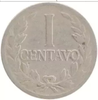 Монета сентаво Колумбии 1921 года Медно-никель