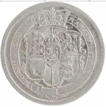 Монета шиллинг Англии 1816 года Серебро Георг III