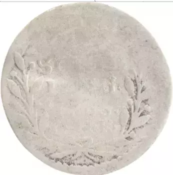 Монета шиллинг Гамбурга Серебро