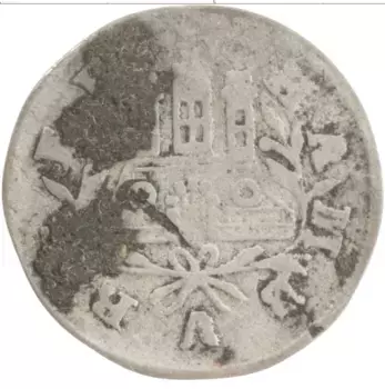 Монета шиллинг Гамбурга Серебро